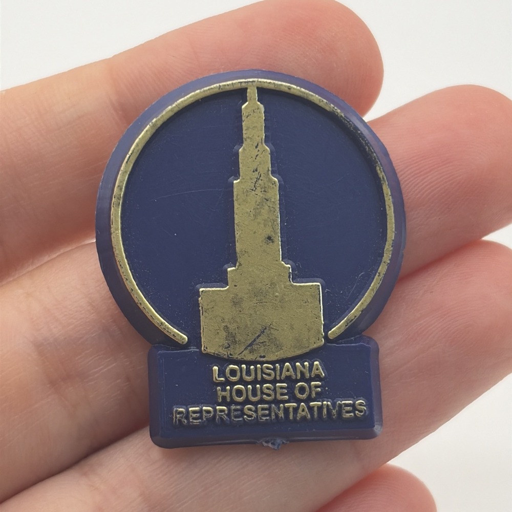 Louisiana House Of Representatives Plastic Lapel‎ Hat Pin
